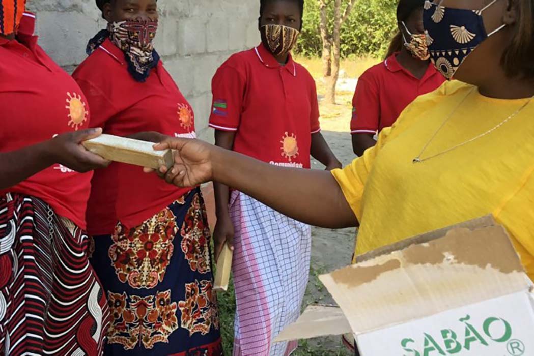 School Feeding Project distributes soap to 3,000 volunteers